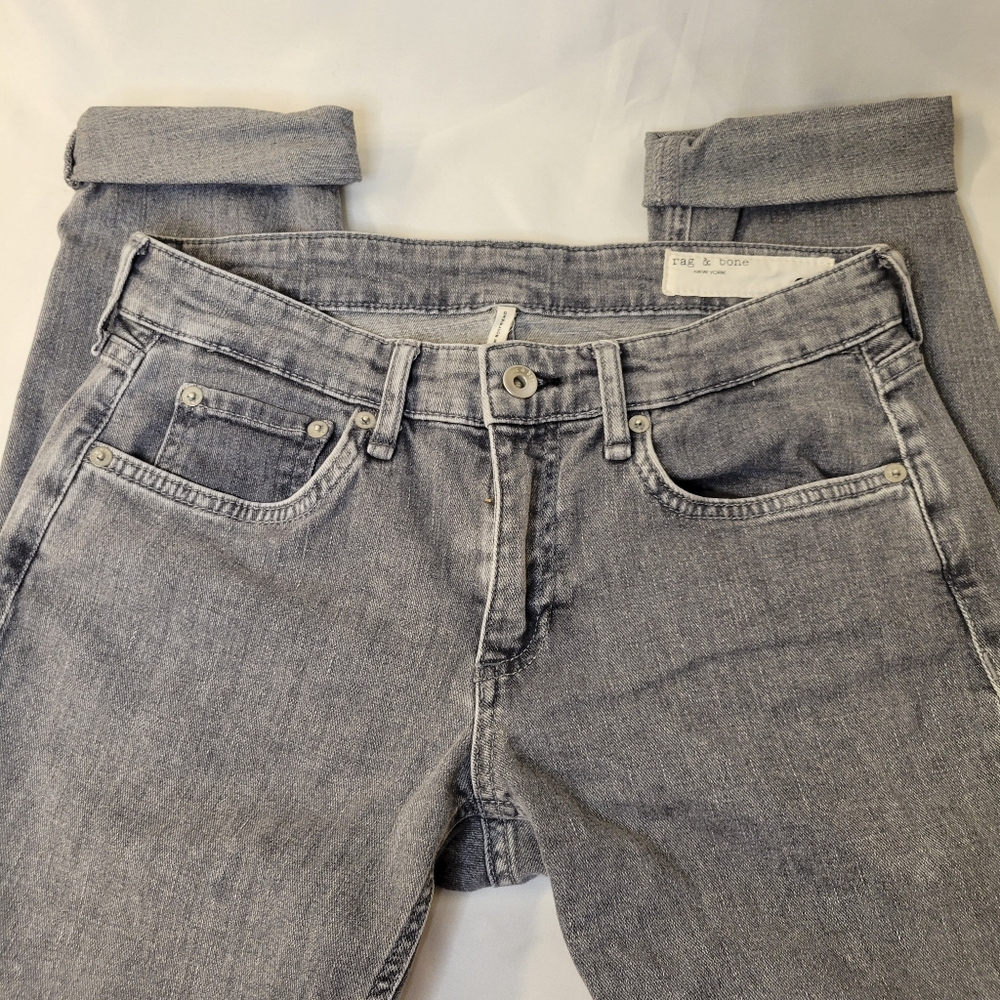 Rag & Bone, Dre Low-Rise Slim Boyfriend Jeans